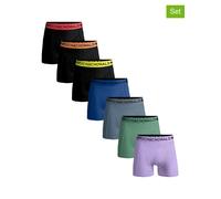 Muchachomalo 7er-Set: Boxershorts in Schwarz - Größe S | Herren Waesche