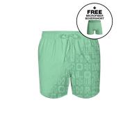 Muchachomalo Badehose - mit Boxerschnitt - Herren L
