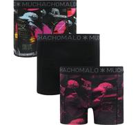 Muchachomalo Boxershorts 3er-Pack Binary - Größe 3XL Schwarz 3XL