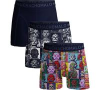 Muchachomalo Boxershorts 3er-Pack Robot Heads - Größe 3XL Dunkelblau 3XL