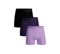 Muchachomalo Herren Boxershorts 3er-Pack, Uni, Mikrofaser, Elastischer Bund