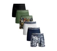 Muchachomalo Herren Boxershorts, Baumwoll Herrenunterwäsche, Multipack 6er Pack, Boxershorts mit Print, Klassische Passform, mit elastischem Bund