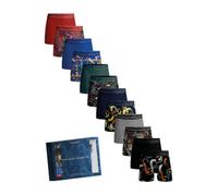 Muchachomalo Herren Boxershorts, Baumwoll Herrenunterwäsche, Multipack 12er Pack, Boxershorts mit Print, Klassische Passform, mit elastischem Bund