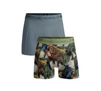 Muchachomalo Herren Boxershorts, Baumwoll Herrenunterwäsche, Multipack 2er Pack, Boxershorts mit Print, Klassische Passform, mit elastischem Bund