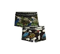 Muchachomalo Herren Boxershorts, Baumwoll Herrenunterwäsche, Multipack 2er Pack, Boxershorts mit Print, Klassische Passform, mit elastischem Bund