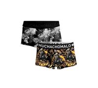 Muchachomalo Herren Boxershorts, Baumwoll Herrenunterwäsche, Multipack 2er Pack, Boxershorts mit Print, Klassische Passform, mit elastischem Bund