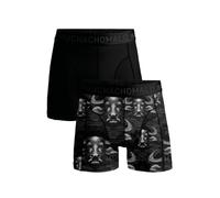 Muchachomalo Herren Boxershorts, Baumwoll Herrenunterwäsche, Multipack 2er Pack, Boxershorts mit Print, Klassische Passform, mit elastischem Bund