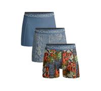Muchachomalo Herren Boxershorts, Baumwoll Herrenunterwäsche, Multipack 3er Pack, Boxershorts mit Print, Klassische Passform, mit elastischem Bund