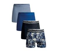 Muchachomalo Herren Boxershorts, Baumwoll Herrenunterwäsche, Multipack 4er Pack, Boxershorts mit Print, Klassische Passform, mit elastischem Bund