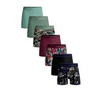 Muchachomalo Herren Boxershorts, Baumwoll Herrenunterwäsche, Multipack 7er Pack, Boxershorts mit Print, Klassische Passform, mit elastischem Bund
