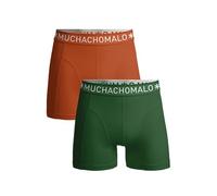Muchachomalo Herren Boxershorts, Einfarbige Baumwoll Herrenunterwäsche, Multipack 2er Pack, Boxershorts Solid mit klassischer Passform, mit elastischem Bund