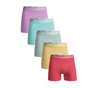 Muchachomalo Herren Boxershorts, Einfarbige Baumwoll Herrenunterwäsche, Multipack 5er Pack, Boxershorts Solid mit klassischer Passform, mit elastischem Bund
