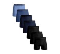 Muchachomalo Herren Boxershorts, Einfarbige Baumwoll Herrenunterwäsche, Multipack 7er Pack, Boxershorts Solid mit klassischer Passform, mit elastischem Bund