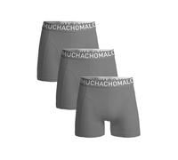 Muchachomalo Herren Boxershorts, Einfarbige Mikrofaser Herrenunterwäsche, Multipack 3er Pack, Boxershorts Solid mit klassischer Passform für Sport, mit elastischem Bund