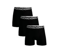 Muchachomalo Herren Boxershorts, Einfarbige Mikrofaser Herrenunterwäsche, Multipack 3er Pack, Boxershorts Solid mit klassischer Passform für Sport, mit elastischem Bund