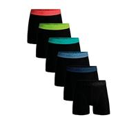 Muchachomalo Herren Boxershorts, Einfarbige Mikrofaser Herrenunterwäsche, Multipack 6er Pack, Boxershorts Solid mit klassischer Passform für Sport, mit elastischem Bund