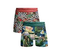 Muchachomalo Jungen Boxershorts, Baumwoll Jungenunterwäsche, Multipack 2er Pack, Boxershorts mit Print, Klassische Passform, mit elastischem Bund