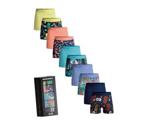 Muchachomalo MUCHACHOMMUCHACHOMALO Boxershorts für Herren, Baumwollunterwäsche für Herren, 10 Stück, bedruckte Boxershorts mit klassischem Schnitt mit elastischem Bund