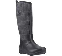 Muck Boots Arctic Adventure Rubber Damen Schwarz Plaid Winter Kniehohe Stiefel