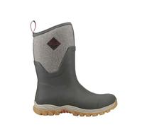 Muck Boots Arctic Sport II Mid Damen Winterstiefel aus Gummi in Olivgrün/Heringsgrätmuster EU 37 / UK 4