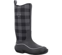 Muck Boots Damen Hale Gummistiefel, Black/Grey Plaid