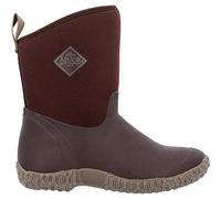 Muck Boots Damen Muckster II Mid, Braunes cremefarbenes Kunstfell