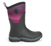 Muck Boots Damen Arctic Sport Mid Stiefel, Schwarz/Magenta, 43.5 EU