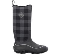 Muck Boots HAW-1PLD Damen Gummistiefel, Black/Grey Plaid, 20 EU