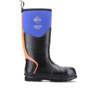 Muck Boots Unisex Chore Max S5 Sicherheits-Gummistiefel, wasserdicht, blau, 44.5 EU
