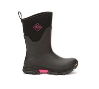 Muckboot Damen Winterstiefel Arctic ICE MID - schwarz/pink, 37 EU