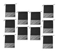 MUCKLILY 10stücke Reise Schuhbeutel Teilig Großer Kordelzug Schuhaufbewahrung Sack Für Stiefel Sneakers Und Hohe Absätze Multifunktionale Und Tragbare Aufbewahrungstasche Für Männer Und