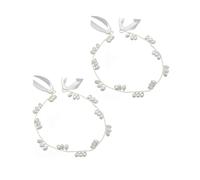 MUCKLILY 2stücke Kopfschmuck mit Perlen und Schleife Brautfrisur-accessoire für Hochzeiten und Verlobungen aus Hochwertigem Material Leicht Anzuwendendes Frisur-zubehör