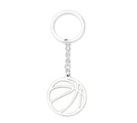 MUCOOS Basketball Anhänger Schlüsselanhänger, Metall-Schlüsselanhänger, Basketball-Design, Geschenk Für Frauen, Glücksbringer Für Den Schulanfang, Geeignet Für Freunde Und Mädchen, Die Sport Lieben