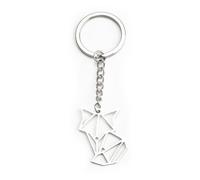 MUCOOS Fuchs-Schlüsselanhänger, Edelstahl-Schlüsselanhänger mit niedlichem Fuchs-Anhänger, Geschenk für Frauen, zum Geburtstag oder als kleines Geschenk für gute Freunde, Mütter und Lehrer