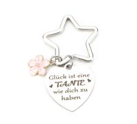 MUCOOS Geschenkdesign Schlüsselanhänger Aus Metall, Auto Schlüsselanhänger, Geschenke Für Frauen, Kleine Geschenke Und Inspirierende Geschenke Für Frauen, Geschenke Für Tanten