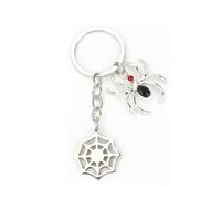 MUCOOS Spinnen Schlüsselanhänger, Halloween-Schlüsselanhänger,Geschenke Für Freundin Zum Geburtstag,Personalisierte Schlüsselanhänger,Lustige Geschenke Für Frauen,Geschenk Einschulung Mädchen