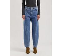 MUD Jeans Damen Jeans - Brooke High Barrel - aus biologischen Materialien blue 27