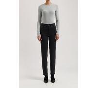 MUD Jeans Damen Jeans Tapered "Mams - Stone Black" black W29 L30