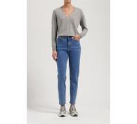 MUD Jeans Damen Jeans Tapered "Mams - Stone Vintage" blue W26 L32