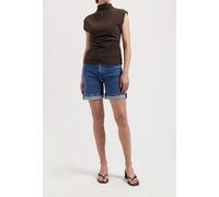 MUD Jeans Luna Mid Short - Stone Vintage grey M