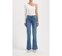 MUD Jeans Unisex Jeans "Isy Flared - Fan Stone" blue W27 L32