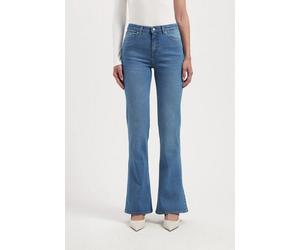 MUD Jeans Unisex Jeans "Isy Flared - Fan Stone" blue W27 L34