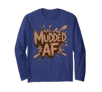 Mudded AF Mud Run Queen Muddy Squad Mudder Sisters für Mädchen Langarmshirt