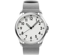 mudita Radiant Schweizer Armbanduhr - für Damen und Herren - Automatik - Wasserdicht - Minimalistisch - Sellita SW200 Elaboré Uhrwerk - 10 ATM Wasserdichtigkeit - Natural White/Pebble Gray - 40 mm