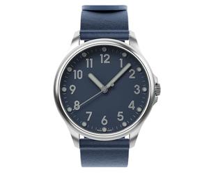 mudita Radiant Schweizer Armbanduhr - für Damen und Herren - Automatik - Wasserdicht - Minimalistisch - Sellita SW200 Elaboré Uhrwerk - 10 ATM Wasserdichtigkeit - Baltic Blue - 32 mm