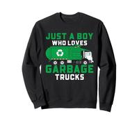 Müllwagen Junge Kinder Fahrzeugliebhaber Recycling Truck Fan Sweatshirt