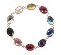 MUELODSIC 10 Stück Teiliges Ovale Schmuckverbindungsstücke aus Stabilem DIY Anhänger für Halsketten und Armbänder Farbenfrohe Charms für Individuelle Schmuckherstellung und Bastelprojekte