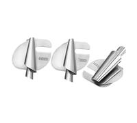 MUELODSIC 3 Stück Professioneller Nähfuß Rollsaum Fuß für Nähmaschine Saumfuß Vielseitig Langlebig aus Edelstahl für Haushalt und Gewerbe