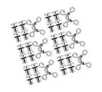 MUELODSIC 6 Sätze Verstellbare Hosenknöpfe Bundweiter Jeansknöpfe aus Langlebiger Nähenfreie Taillenstraffer für Jeans Hosen Kleider Wiederverwendbar Kratzfrei Einfache Anwendung