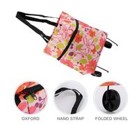 MUELODSIC Faltbarer Einkaufstrolley mit Große Kapazität Leichte Oxford tasche Stabiler Metallrahmen und Tragbar Für Einkaufen Reisen Picknick und Alltag